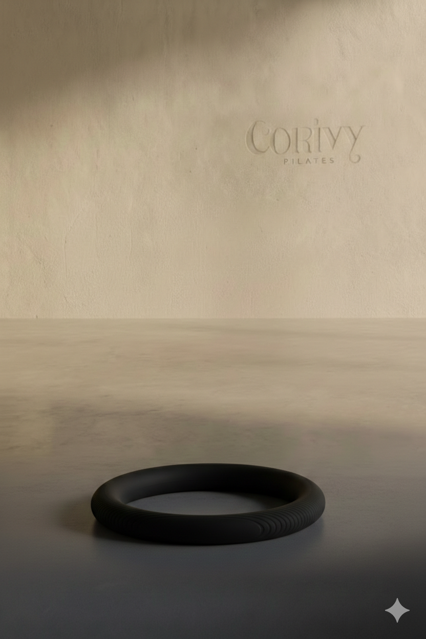 Bague haltère en silicone et fonte