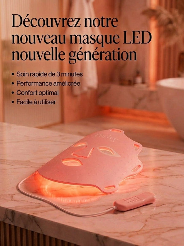 Masque LED Visage Corivy – Anti-Âge & Éclat de la Peau